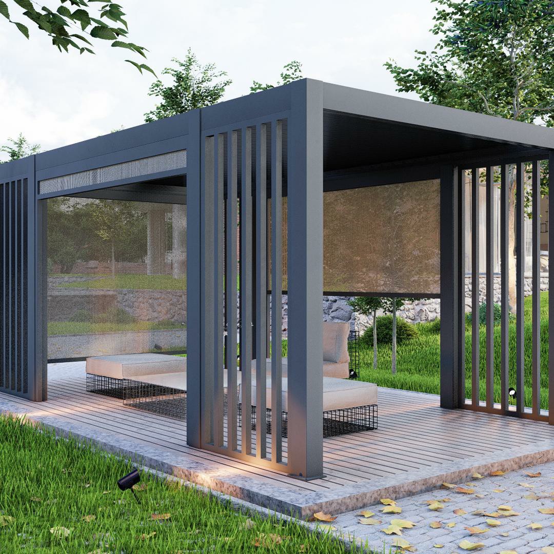 Outdoor Furniture Gazebo - Gazebo & Paviliun Taman Modern Anti
