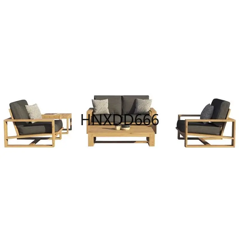Outdoor Furniture Hotel - Sofa luar ruangan hotel, sofa kayu