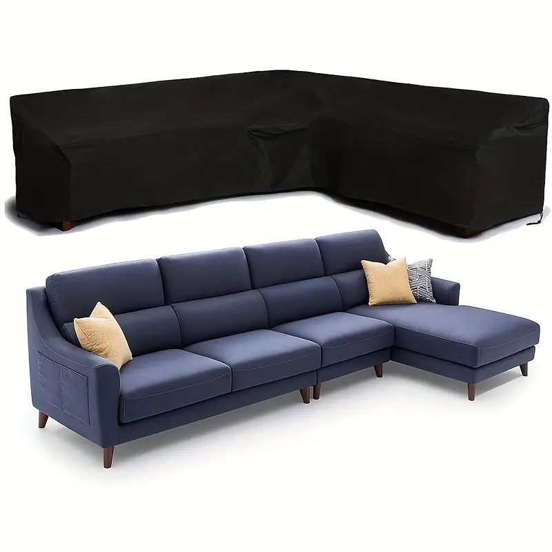 Outdoor Furniture L Shape - Penutup Furnitur Bentuk L Tahan UV