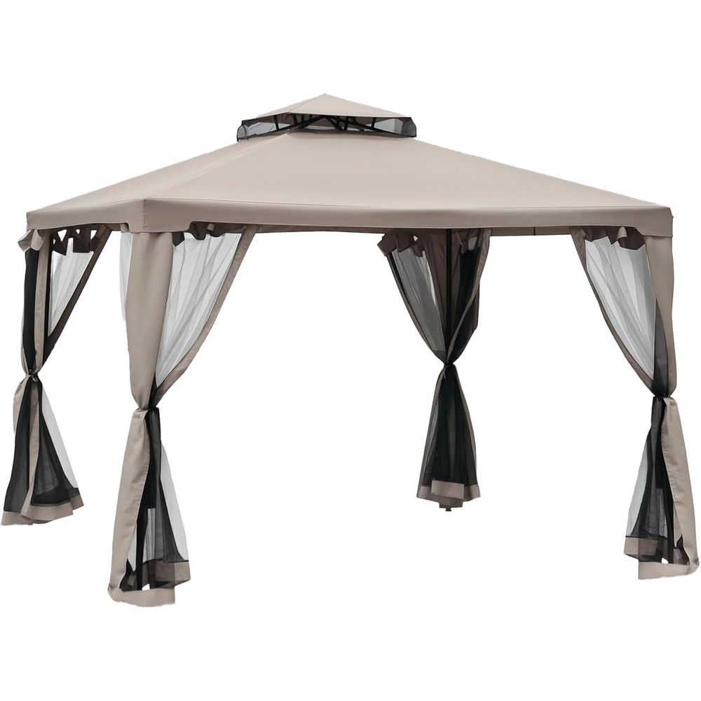 Outdoor Furniture Gazebo - Gazebo Patio 9,6' x 9,6', Tempat