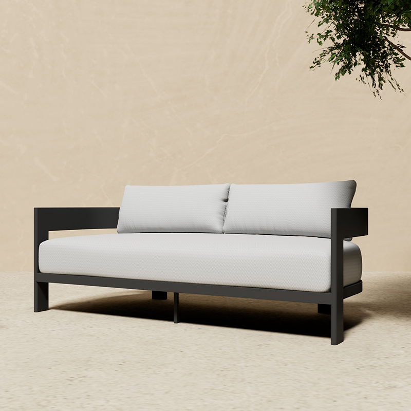 Set Sofa Luar Ruangan Aluminiu - Outdoor Furniture L Shape ulasan dan harga