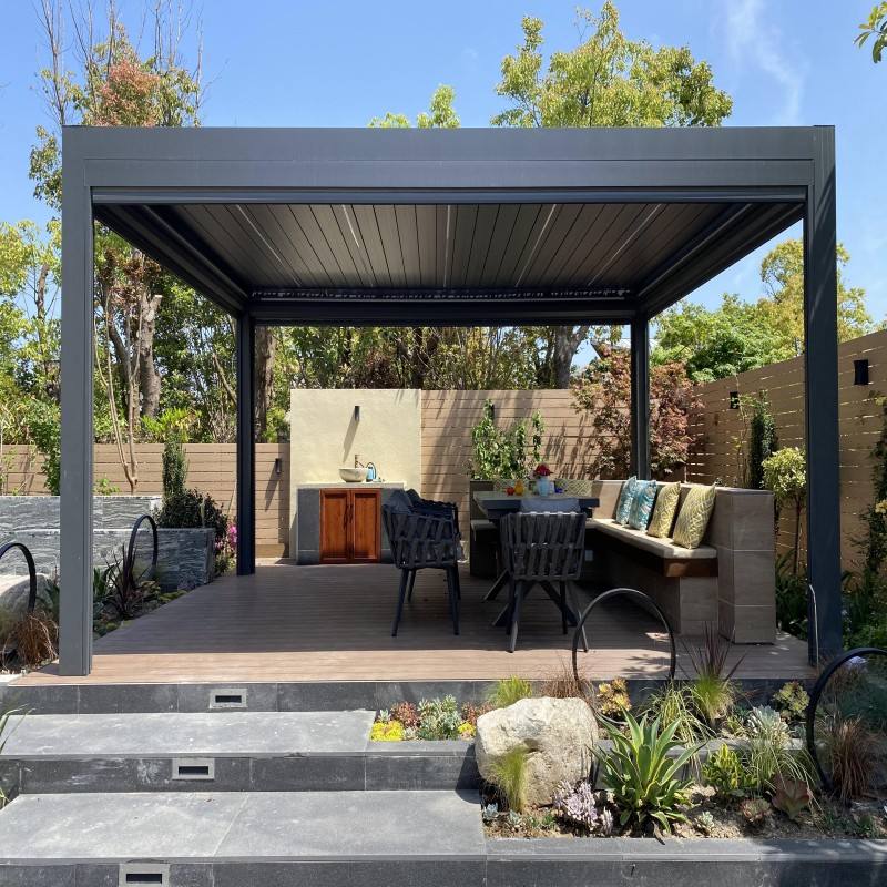 Paviliun Mewah Berlapis Bubuk  - Outdoor Furniture Gazebo ulasan dan harga