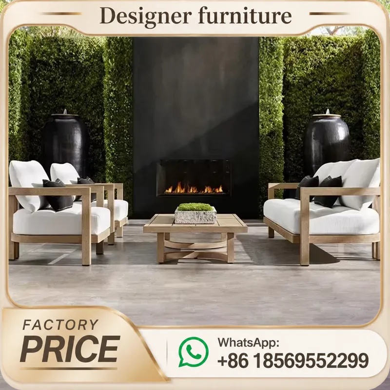 Set Sofa Kayu Jati Tahan Air u - Outdoor Furniture Hotel ulasan dan harga