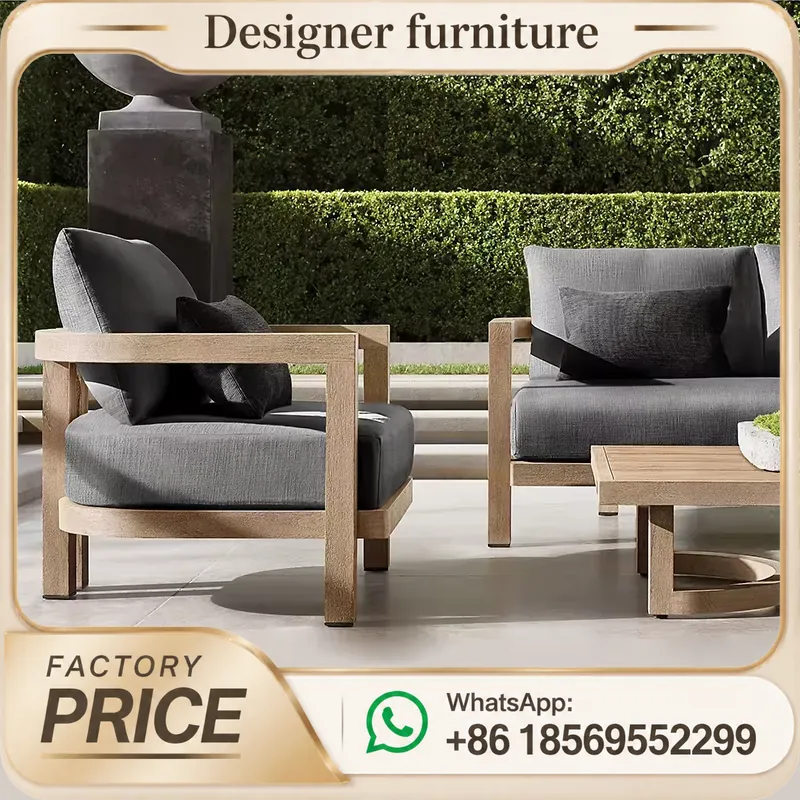 Set Sofa Kayu Jati Tahan Air u - Outdoor Furniture Hotel ulasan dan harga