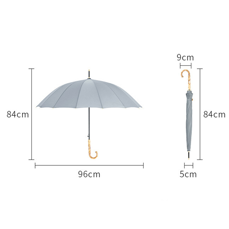 Panjang Otomatis Payung Besar  - Parasol Umbrella Large ulasan dan harga