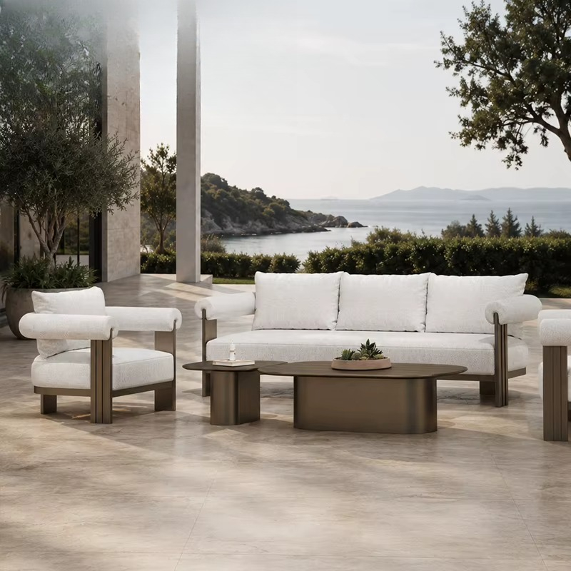 # Set Sofa Villa Mewah Modern  - Outdoor Furniture L Shape ulasan dan harga