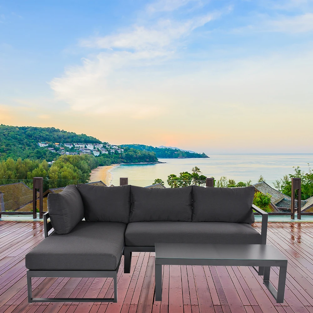 y Rumah Mewah Desain Modern Fu - Outdoor Furniture L Shape ulasan dan harga