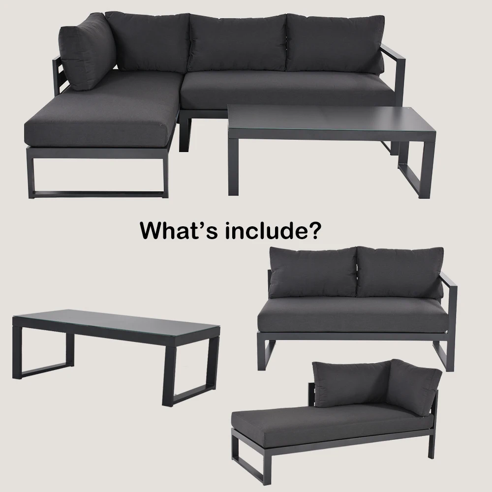 y Rumah Mewah Desain Modern Fu - Outdoor Furniture L Shape ulasan dan harga