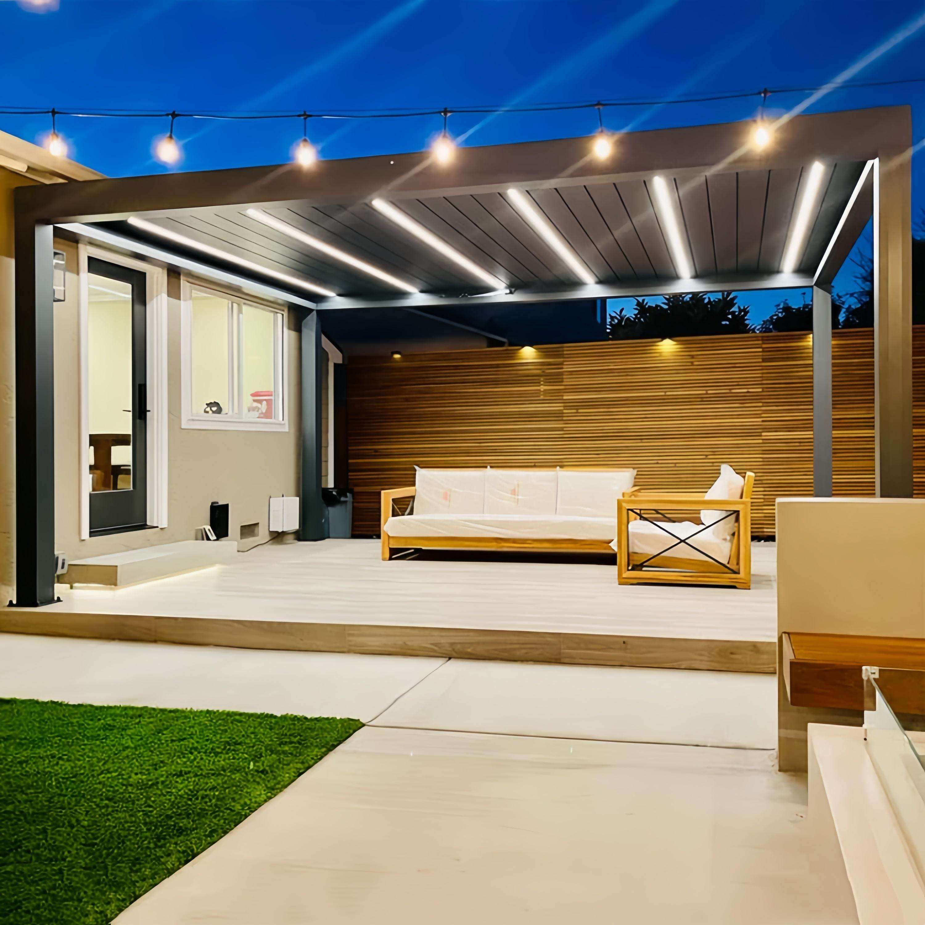 Paviliun Aluminium Alloy Perse - Outdoor Furniture Gazebo ulasan dan harga