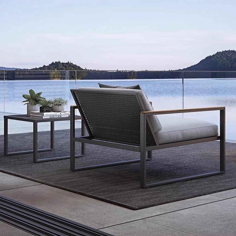 Set Sofa Besi Tahan Air Modern - Outdoor Furniture Hotel ulasan dan harga