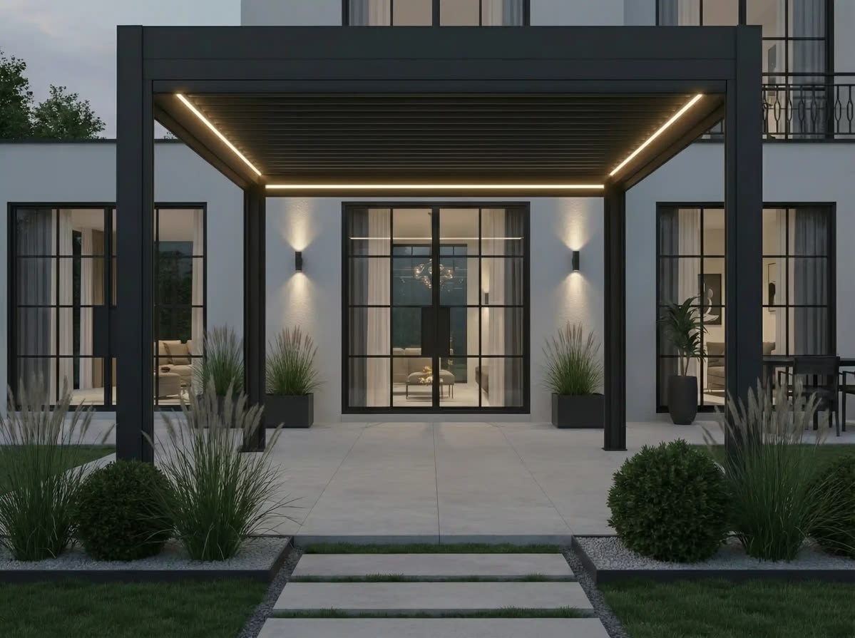 Perabot Luar Ruangan Modern Bi - Outdoor Furniture Gazebo ulasan dan harga