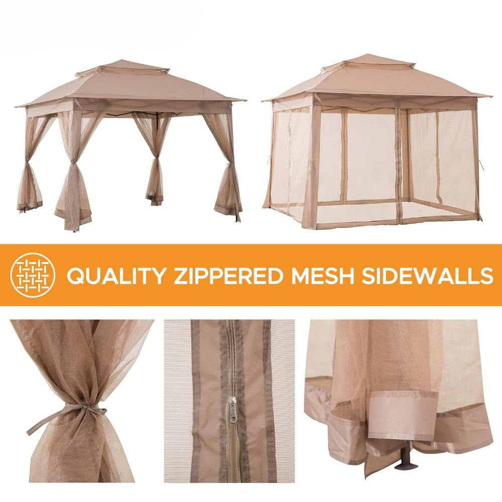 Gazebo Pop-Up Modern 11x11 Ft. - Outdoor Furniture Gazebo ulasan dan harga