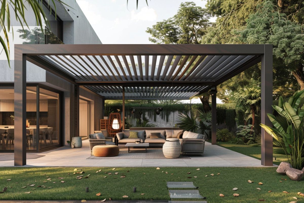 Gazebo Persegi Panjang dari Al - Outdoor Furniture Gazebo ulasan dan harga