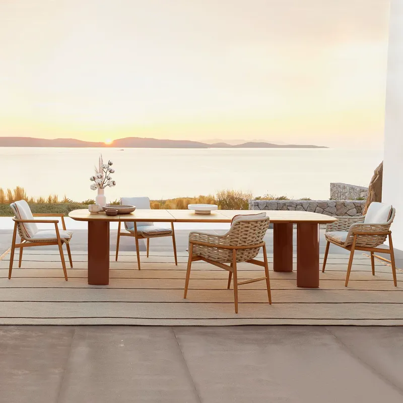 Set Meja dan Kursi Makan Luar  - Outdoor Furniture Hotel ulasan dan harga