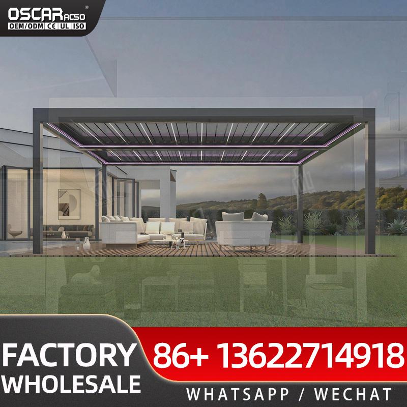 Pergola Atap Tetap Mewah Biokl - Outdoor Furniture Gazebo ulasan dan harga