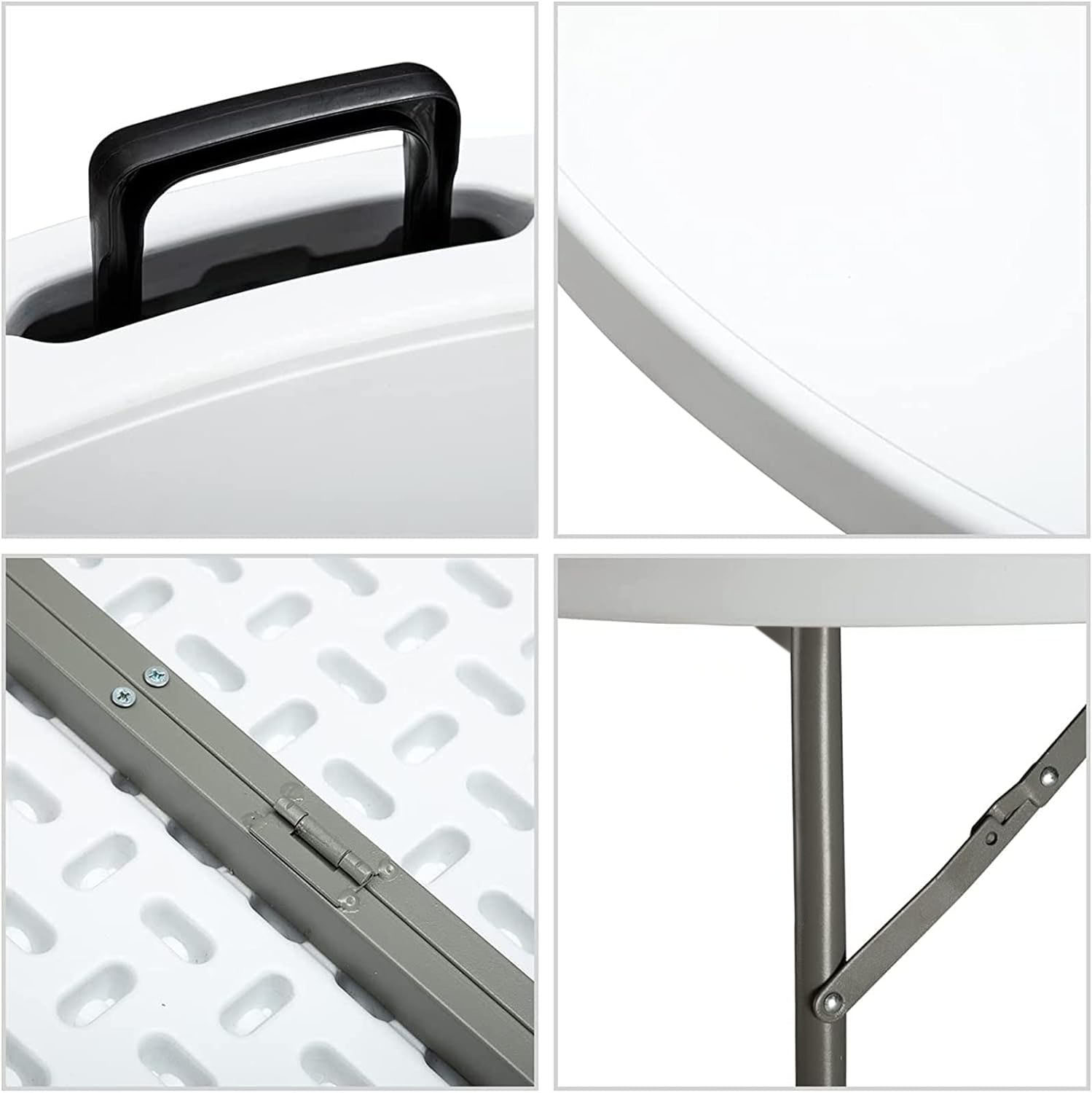 Meja Bundar Lipat Plastik Puti - Outdoor Furniture Hotel ulasan dan harga