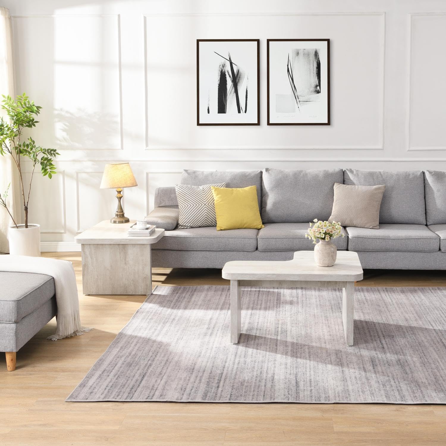 Meja Kopi Kayu L-Shape yang Da - Outdoor Furniture L Shape ulasan dan harga