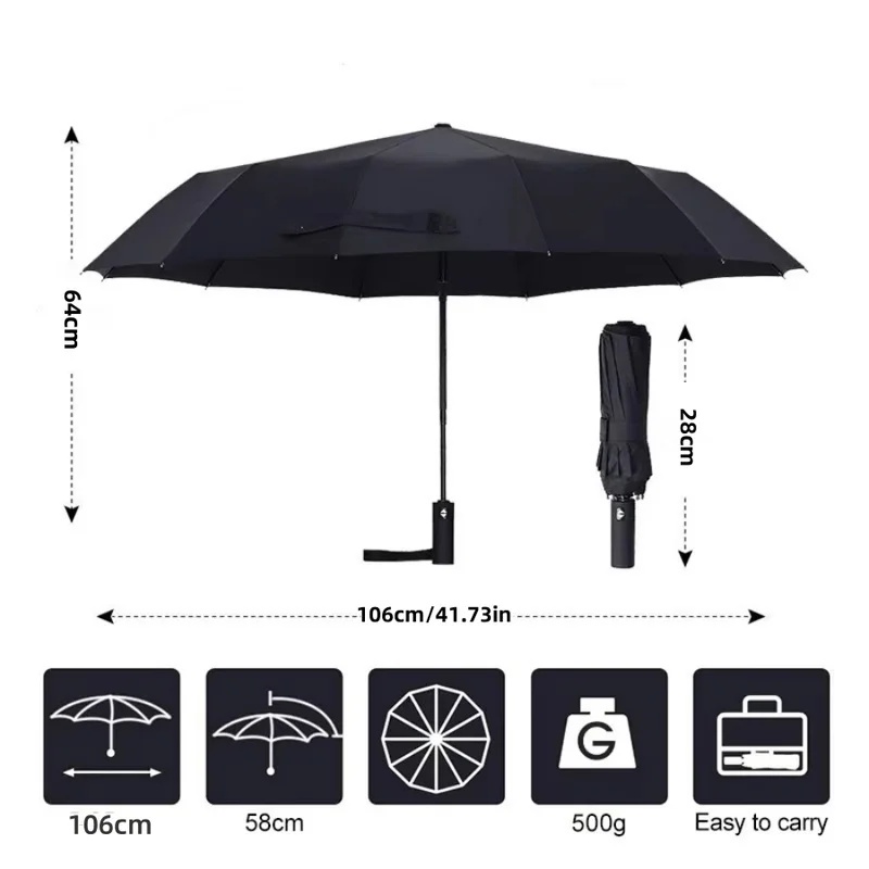 Payung Lipat Otomatis 24 Tulan - Parasol Umbrella Large ulasan dan harga