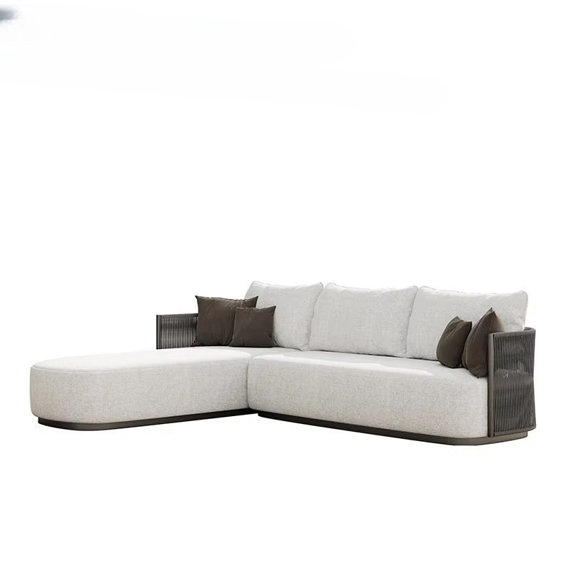 Set Sofa Patio Taman Kolam Ren - Outdoor Furniture L Shape ulasan dan harga