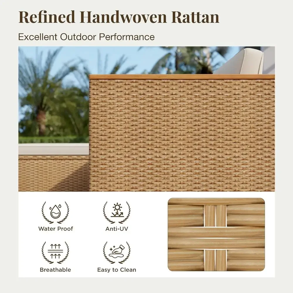 Set Furnitur Teras Luar Ruanga - Outdoor Furniture L Shape ulasan dan harga