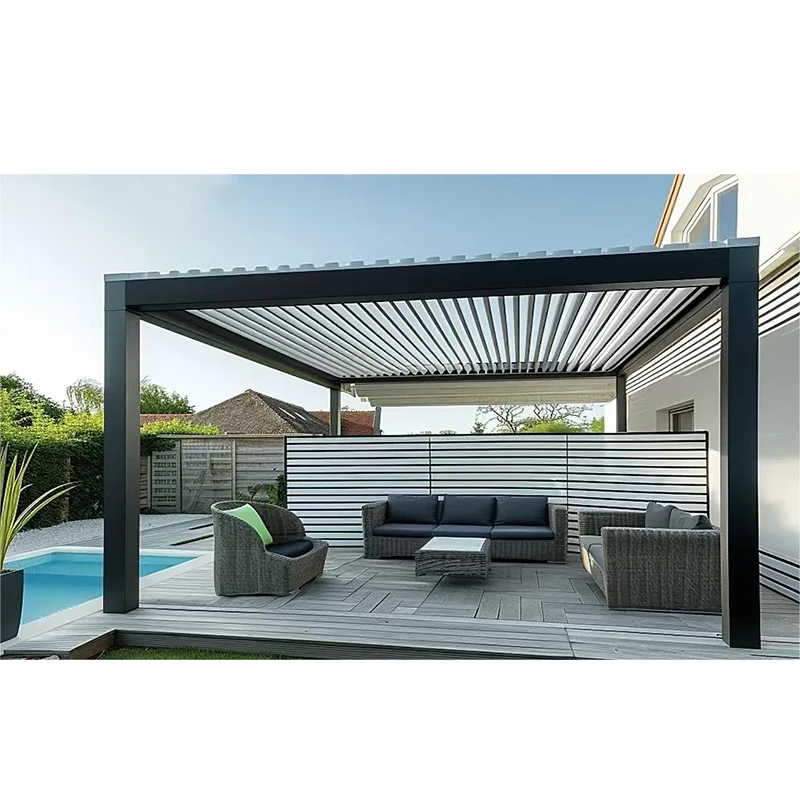 #   Gazebo Modern Bermotor 6x6 - Outdoor Furniture Gazebo ulasan dan harga