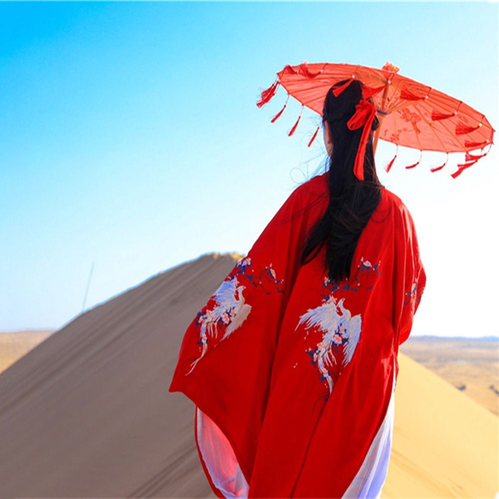 Payung Sutra Seni Cina Jepang  - Parasol Umbrella Large ulasan dan harga